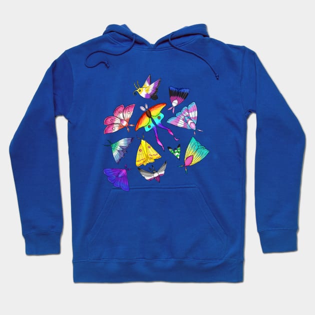 Pride Moths 2023 Hoodie by manicgremlin